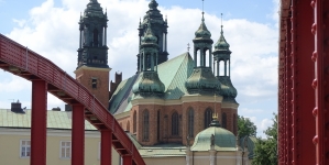 Katedra w Poznaniu - widok z mostu Jordana.