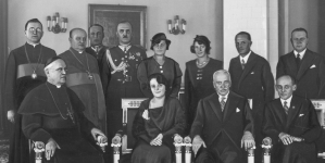 Ślub prezydenta RP Ignacego Mościckiego z Marią Dobrzańską-Nagórną 11.10.1933 r.