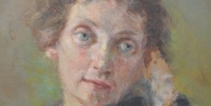 Portret Konstancji z Łozińskich Staniszewskiej, pędzla jej wujecznej siostry - Stanisławy z Kraszewskich Strzemboszowej.