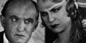 Wiktor Biegański i Maria Bogda w filmie Michała Waszyńskiego "Bezimienni bohaterowie" z 1932 roku.