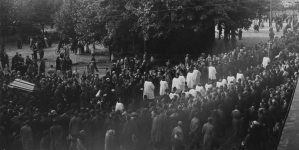 Pogrzeb Władysława Orkana w maju 1930 roku.