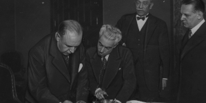 Podpisanie polsko-hiszpańskiej konwencji handlowej i nawigacyjnej, Madryt, 14.12.1934 r.