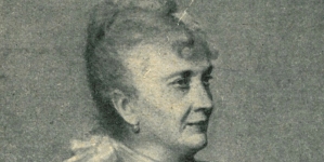 Emilia Sobańska, żona Feliksa, według portretu Leopolda Horowitza.