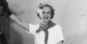 Karolina Lubieńska jako Fela w przedstawieniu "Bratnie dusze" K. H. Roztworowskiego w Teatrze Nowym W Warszawie w 1938 r.
