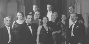 Bal mody zorganizowany przez Związek Autorów Dramatycznych w Hotelu Europejskim w Warszawie 8.01.1938 r.