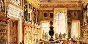 'Dawna Sala Uczt Jana III - biblioteka w pałacu w Wilanowie" Willibalda Richtera.