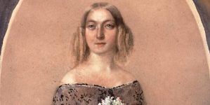 "Portret pani de Ravesy" Teofila Kwiatkowskiego.