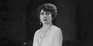 Maria Przybyłko-Potocka w przedstawieniu „Witaj Jutrzenko Swobody” z okazji dziesięciolecia odzyskania niepodległości w Teatrze Polskim w Warszawie w listopadzie 1928 r.