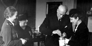 Komitet Przysposobienia Wojskowego Kobiet z wizytą u prezydenta RP Ignacego Mościckiego, 25.05.1939 r.