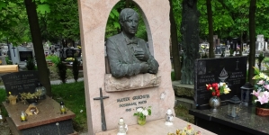 Grób Marka Grechuty na cmentarzu Rakowickim w Krakowie.