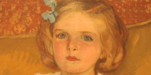 "Portret dziewczynki" Józefa Mehoffera.