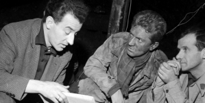 Realizacja filmu Pawła Komorowskiego "Pięciu" w 1964 roku.