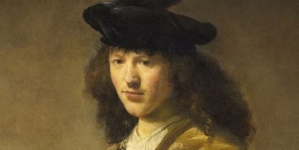 "Portret Jerzego Sebastiana Lubomirskiego (1616-1667) z antycznym mieczem" Rembrandta lub z jego kręgu.