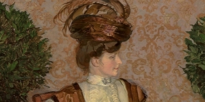 "Portret żony" ("W laurowej sukni") Józefa Mehoffera.