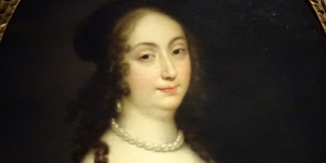 "Ludwika Maria Gonzaga de Nevers, królowa polska, żona Władysława IV i Jana Kazimierza".