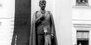 Uroczystość odsłonięcia pomnika Władysława Orkana w Nowym Targu w lipcu 1934 roku.