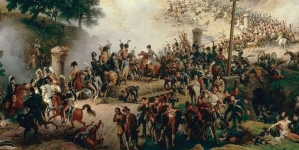 "Bitwa w wąwozie Samo Sierra, 30 listopada 1808"  Louisa-Françoisa Lejeune`a.