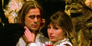 Marek Perepeczko i Ewa Lemańska w filmie Jerzego Passendorfera "Janosik" z 1973 roku.