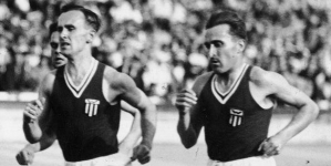 Zawody lekkoatletyczne w Warszawie w 1934 roku.