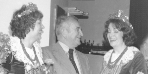 Spotkanie marszałka Stanisława Gucwy z polonijnym zespołem z Chicago "Lira Singers" podczas jego pobytu w Polsce, 27.07.1980 r.
