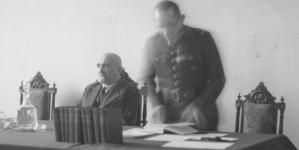 Konferencja prasowa w Instytucie Józefa Piłsudskiego 16.02.1937 r.