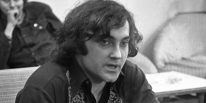 Janusz Kondratiuk w trakcie realizacji filmu "Pies" w 1973 r.