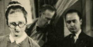 Na planie filmu Mieczysława Krawicza "Dwie Joasie" z 1935 roku.
