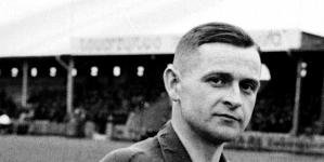 Antoni Gałecki, piłkarz ŁKS-u Łódź.