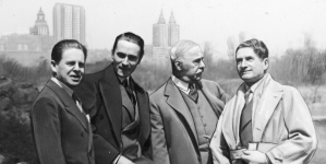 Artyści polscy podczas pobytu w Nowym Jorku w 1932 r.