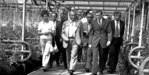 Wizyta prezesa Stanisława Gucwy w kombinacie owocowo-warzywnym w województwie katowickim we wrześniu 1975 r.