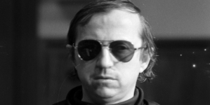 Wiesław Zdort podczas realizacji filmu "Ten okrutny, nikczemny chłopak" w 1972 r.