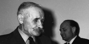 Jubileusz osiemdziesiątych urodzin Szymona Pietrzaka w Naczelnym Komitecie Zjednoczonego Stronnictwa Ludowego w październiku 1968 r. .