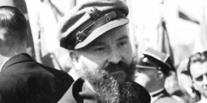 Ojciec Kosma Lenczowski, kapelan legionowy, na zjeździe legionistów w Krakowie  6.08.1939 r.