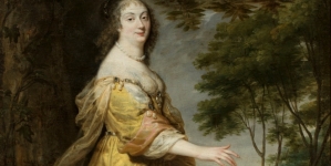 "Portret Marii Ludwiki Gonzagi (1611-1667), przyszłej królowej Polski" Justusa van Egmont.