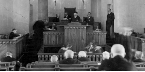 Posiedzenie Senatu w sprawie budżetu Ministerstwa Skarbu w marcu 1930 r.