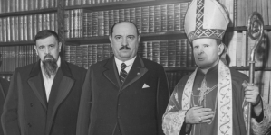 Wizyta ministra oświaty Węgier Balinta Homana w Polsce - pobyt w Warszawie 4.11.1935 r.