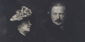 Ignacy Paderewski z żoną Heleną.