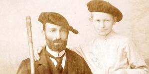 Feliks Jasieński z synem.