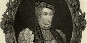 Katarzyna, królowa polska (autor Anton Tepplar), grafika wg rysunku Franciszka Preka.