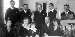 Prezydent RP Ignacy Mościcki z rodziną w 1927 r.