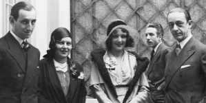 Betty Amann aktorka przebywająca w Polsce w związku z realizacją filmu "Niebezpieczny romans" w 1930 roku.