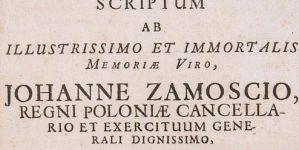 "Epithalamium, epitaphium serenissimae principi et Polonorum olim reginae Constantiae ab Austria scriptum" Jan Zamoyski.