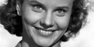 Urszula Modrzyńska podczas zdjęć próbnych do filmu "Pech" z 1954 roku.