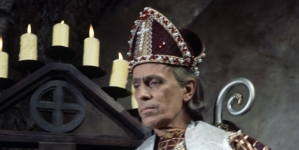 Jerzy Kaliszewski w roli biskupa Stanisława w filmie "Bolesław Śmiały" z 1971 r.