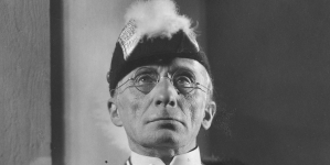 Ludwik Fritsche jako minister Plehwe w przedstawieniu "Azef" w Teatrze Polskim w Warszawie w 1933 r.