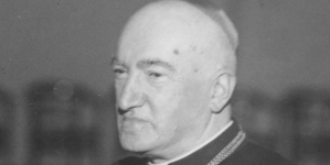 Arcybiskup metropolita lwowski Józef Teodorowicz podczas wygłaszania odczytu.