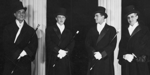 Operetka "Kobieta, która wie czego chce" Oscara Straussa w Teatrze "8.30" w Warszawie w styczniu 1933 roku.