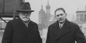 Antoni Madeyski i prof. Karol Karczmarczyk w Krakowie w 1936 r.