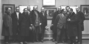 Komitet wystawy zbiorowej prac artystów malarzy Leona Wyczółkowskiego, Abrahama Neumana i Władysława Stapińskiego w Pałacu Sztuki Towarzystwa Przyjaciół Sztuk Pięknych w Krakowie w 1927 roku.