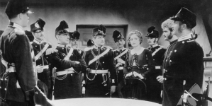 Scena z filmu Leonarda Buczkowskiego "Wierna rzeka" z 1936 r.